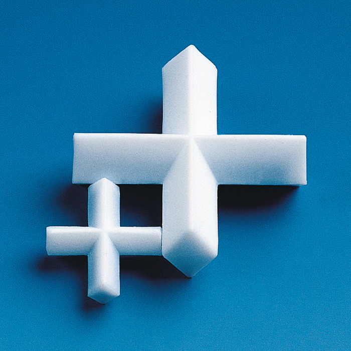 磁力搅拌子, 十字形, PTFE