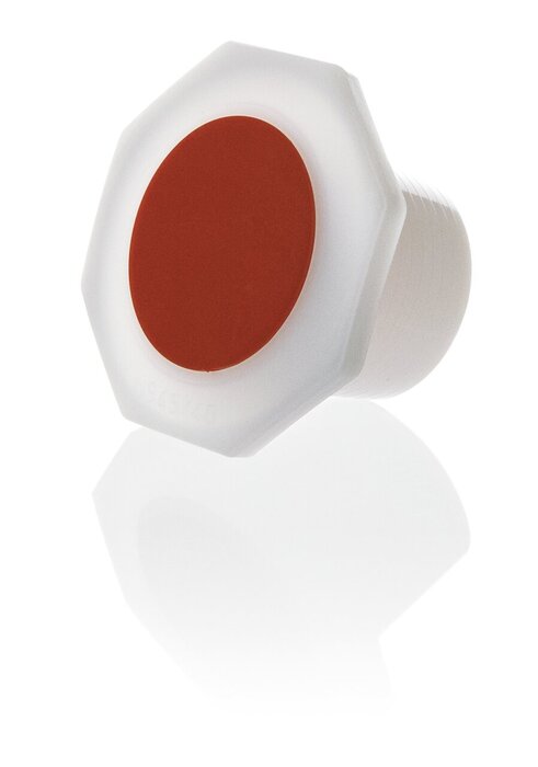 锥形磨口瓶塞, PE-LD, 八角形, 空心