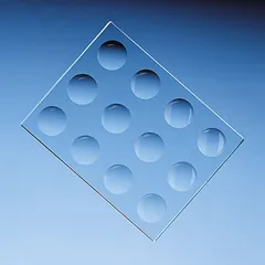 多孔载玻片, 钠钙玻璃