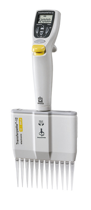 多通道微量移液器 Transferpette® -12 电动, DE-M
