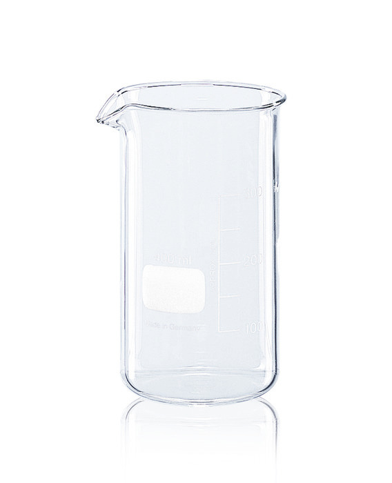 烧杯, 高型, 硼 3.3, 带刻度, 含尖嘴