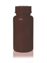 试剂瓶, PE-LD, 宽颈, 棕色, 带旋盖 试剂瓶, PE-LD, 宽颈, 棕色, 带旋盖