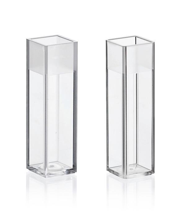 比色皿, 4 个观察窗, 宏量, 2,5 ml, CERTIFIED LIFE SCIENCE QUALITY