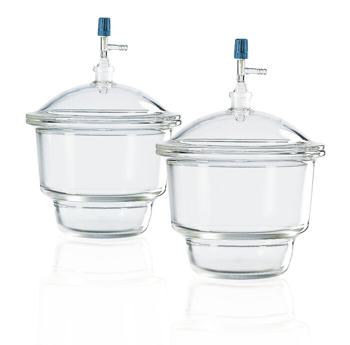 干燥器 盖子带接口, 硼 3.3, 带旋塞