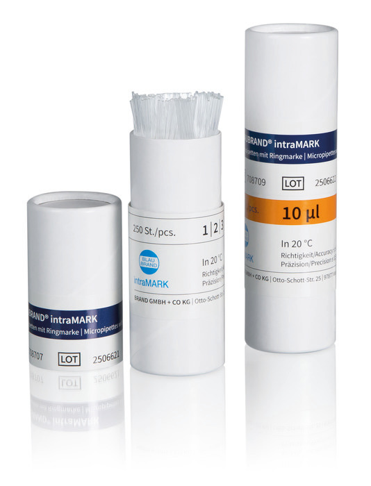 微量移液管, BLAUBRAND®, intraMark, DE-M, CE-IVD