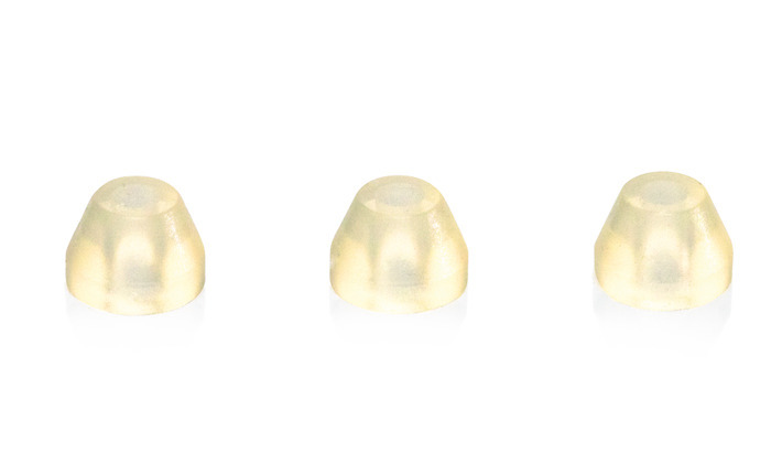 夹紧环 Transferpettor 固定 + 数字可调型, 透明, 硅胶